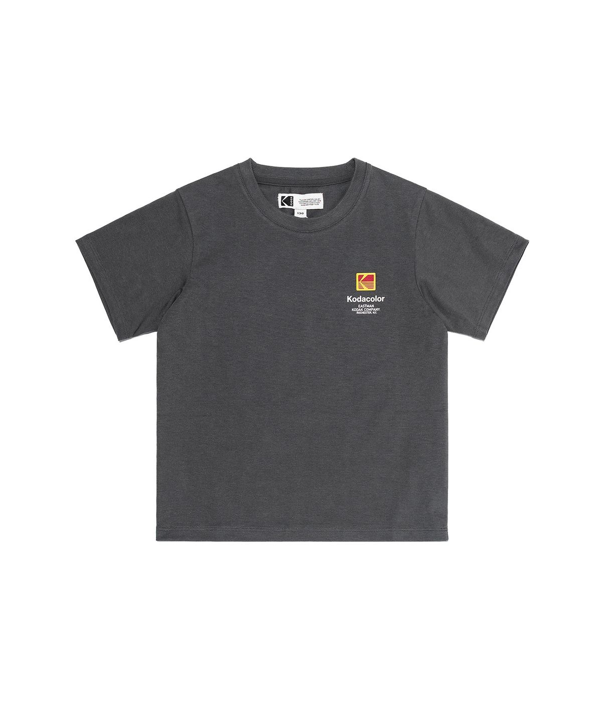 코닥 키즈(KODAK KIDS) 스테디움 클럽 에어로쿨 반팔 티셔츠 키즈 CHARCOAL