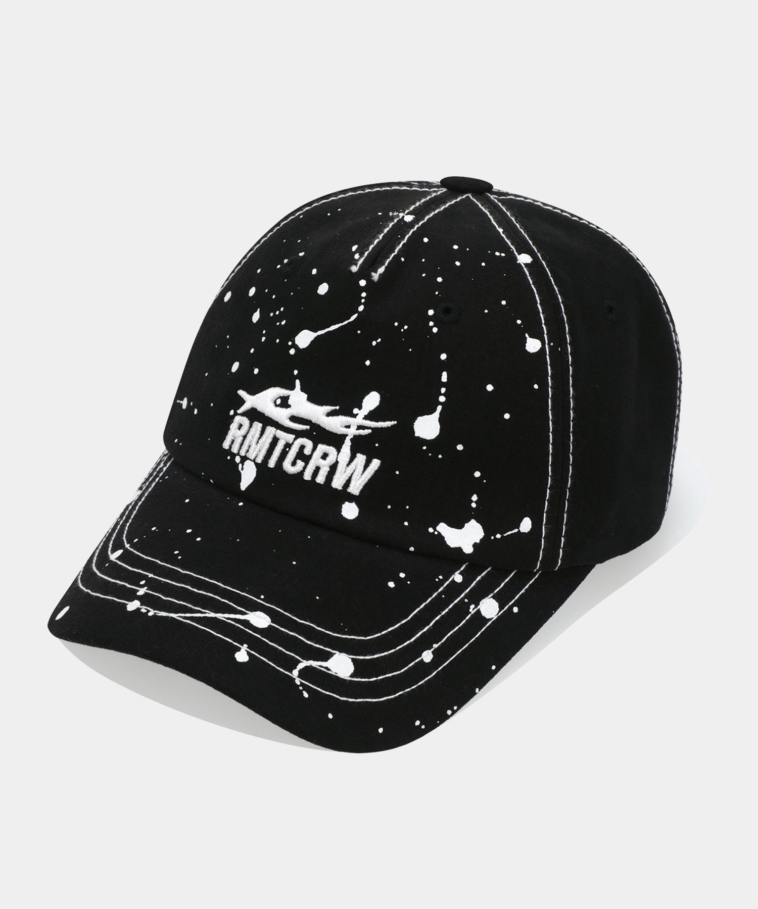 【ROMANTIC CROWN】25SU★ SPLASH PAINTING BALL CAP MUSINSA | ROMANTIC CROWN Splash Painting Ball Cap_Black