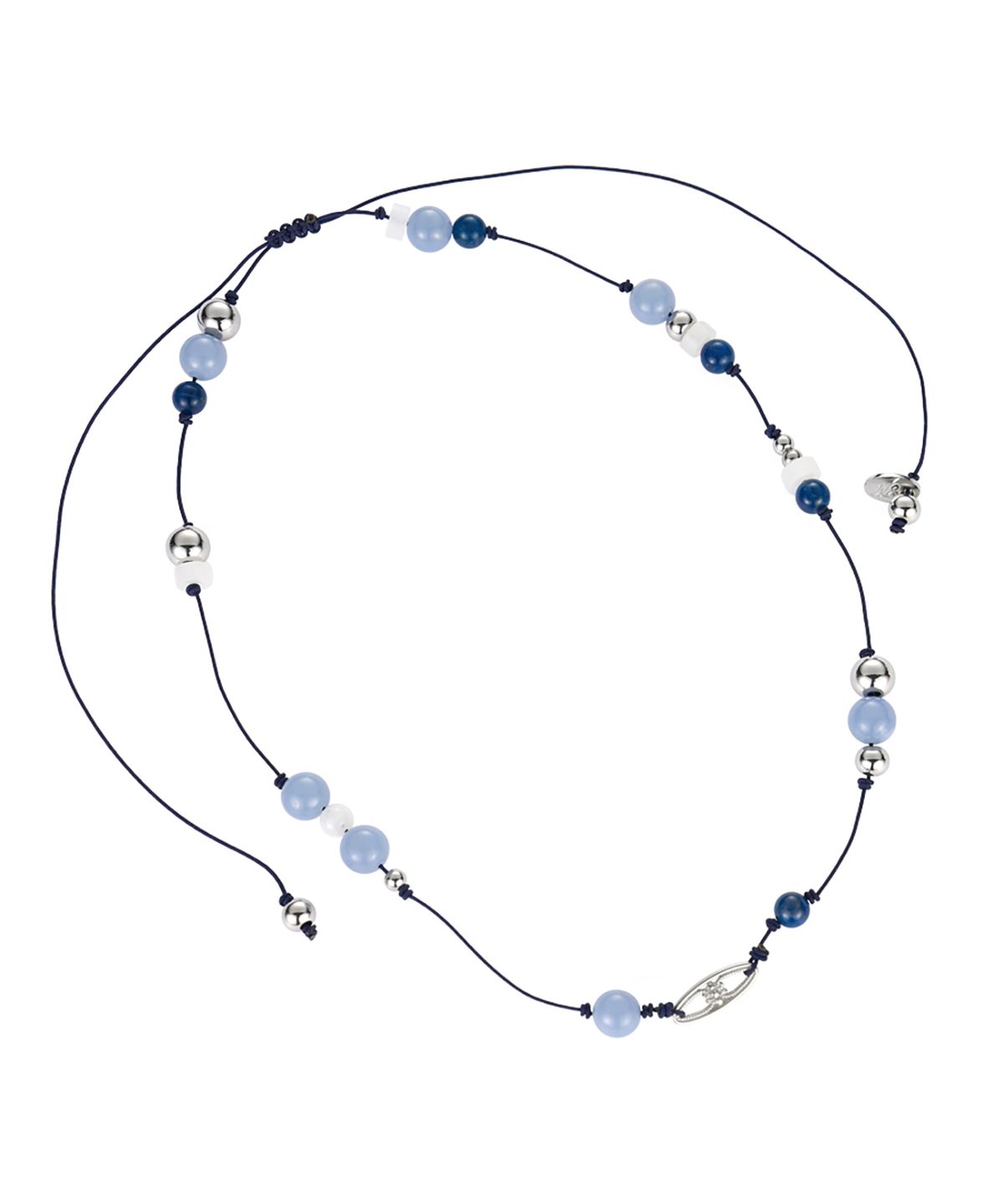 엔프프(NFF) moonlake gem necklace-blue