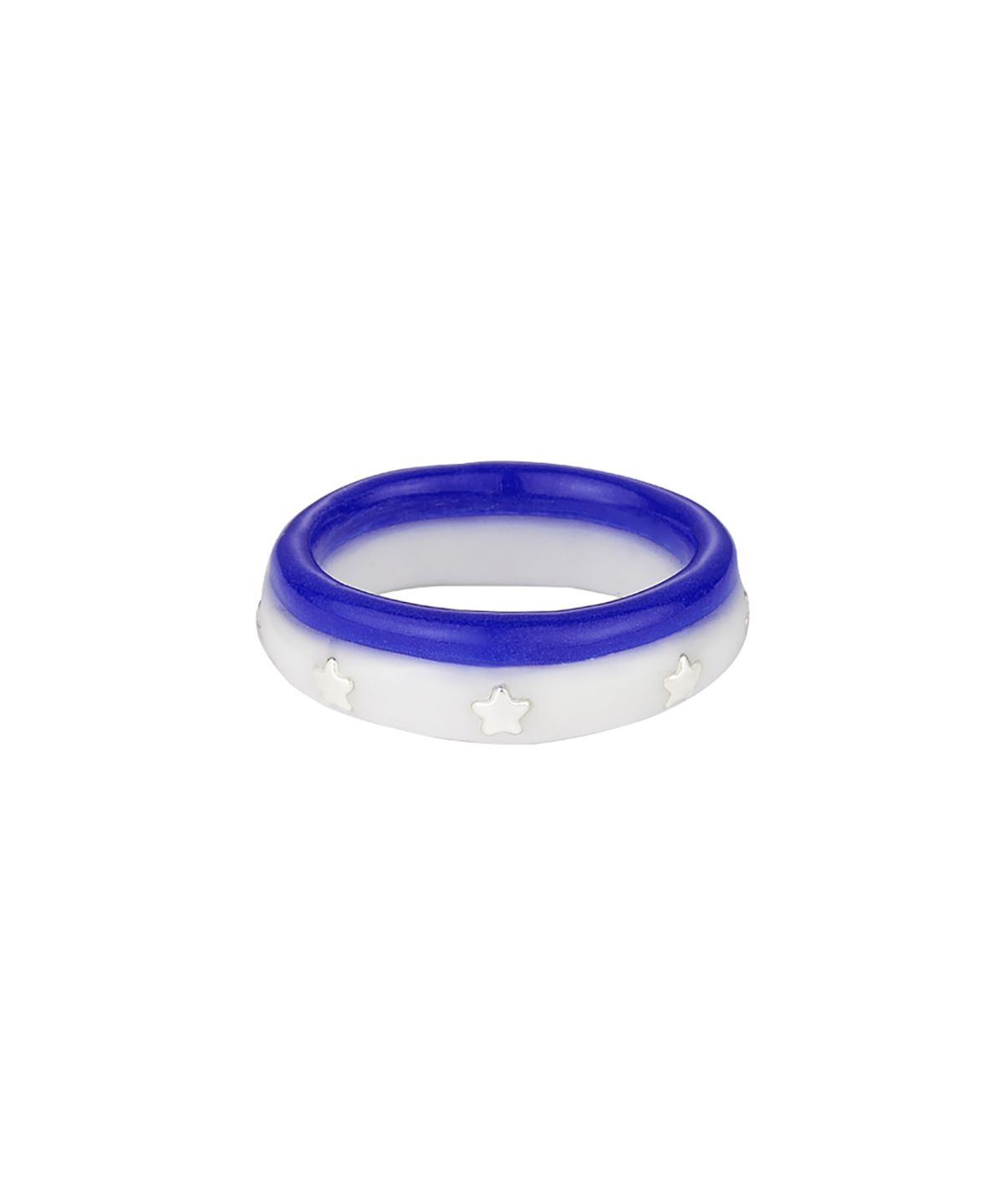 엔프프(NFF) star two track ring-white blue