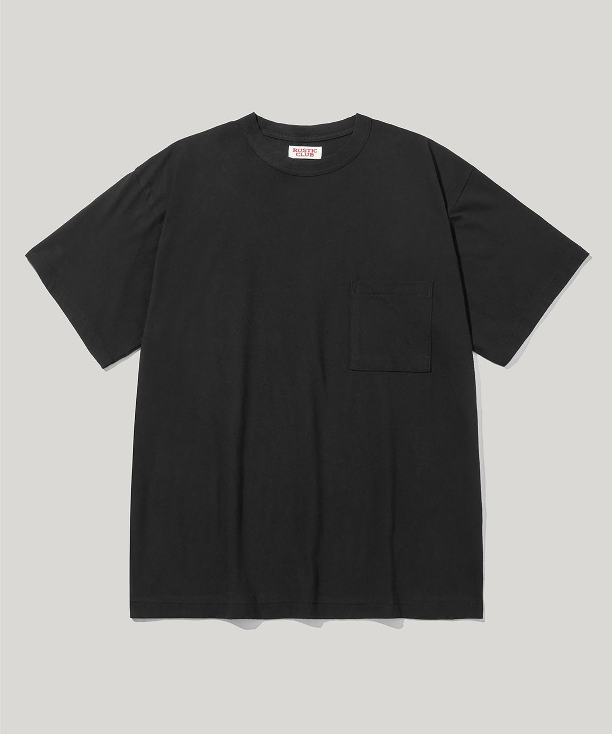 러스틱클럽(RUSTICCLUB) VINTAGE INSPIRED POCKET T-SHIRT_BLACK