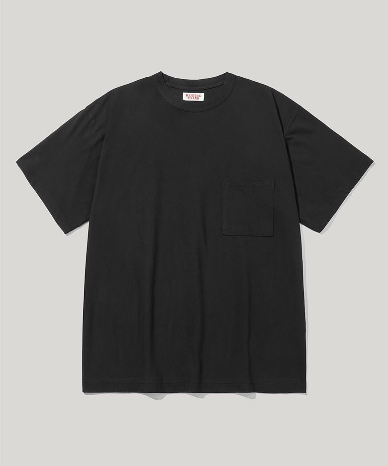 VINTAGE INSPIRED POCKET T-SHIRT_BLACK