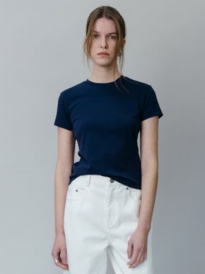 Basic Embroidered T-Shirt SW5ME247_3color