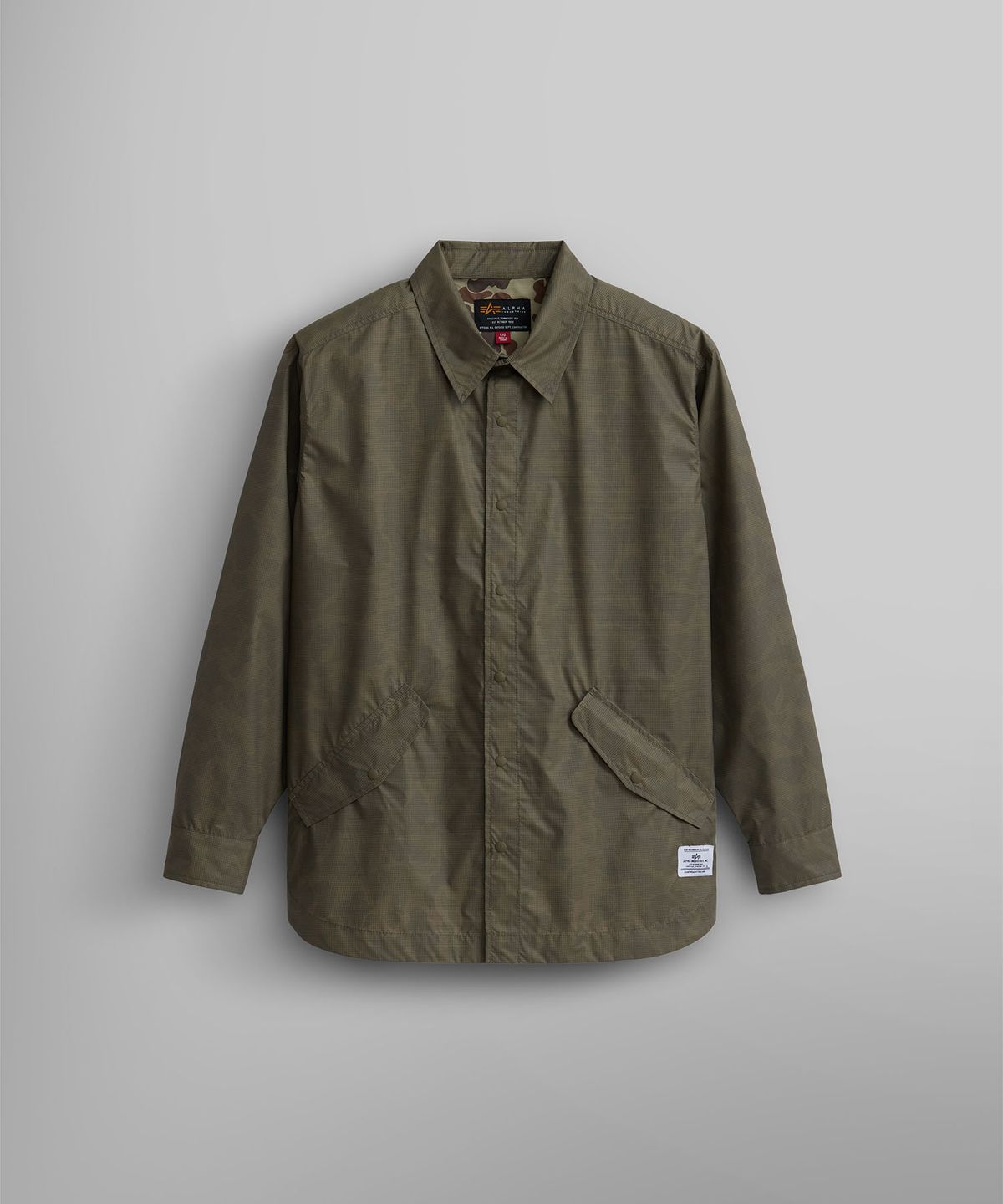 알파 인더스트리(ALPHA INDUSTRIES) 패커웨이 셔츠 자켓 OG-107 그린
