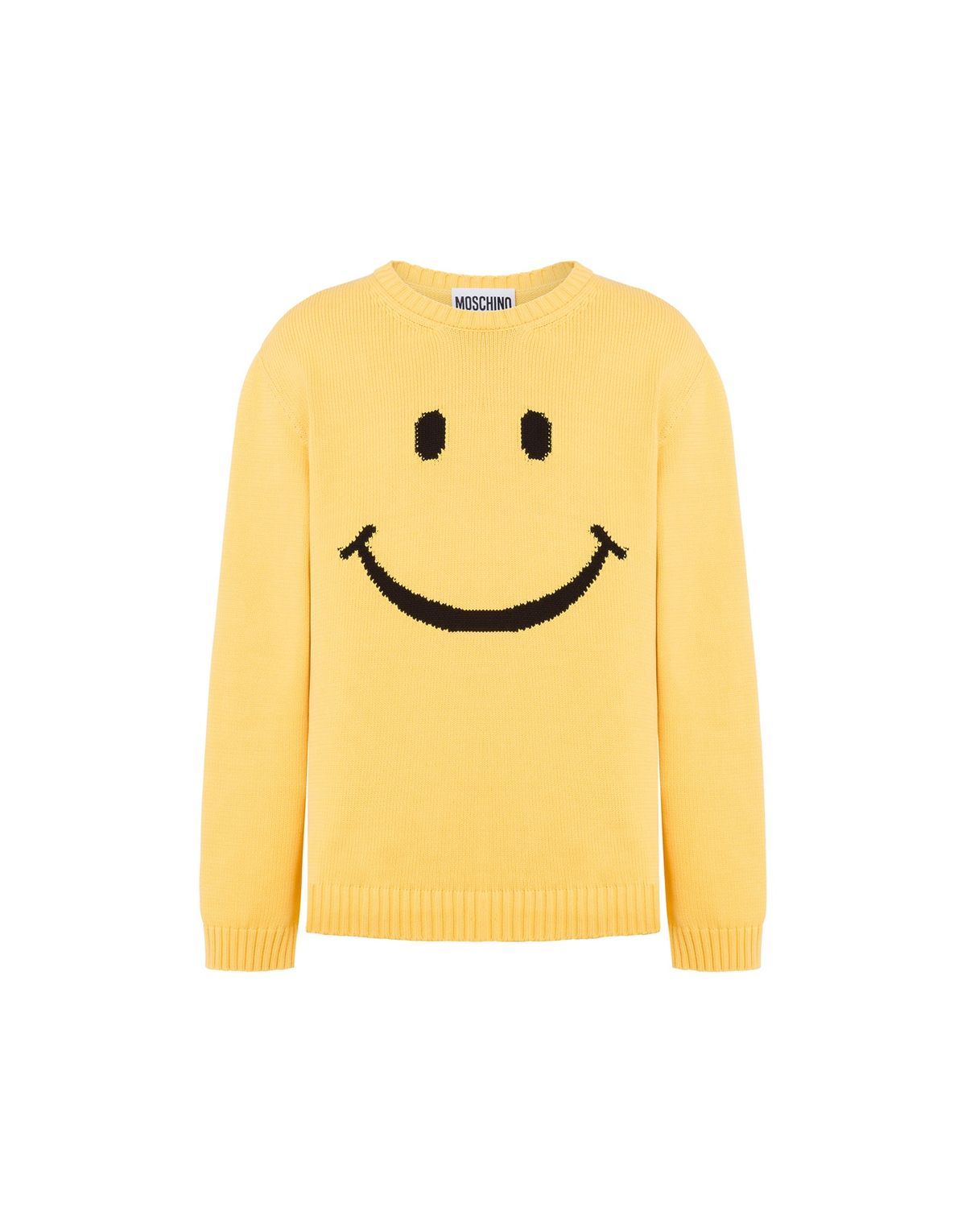 모스키노(MOSCHINO) 스마일리 풀오버 니트