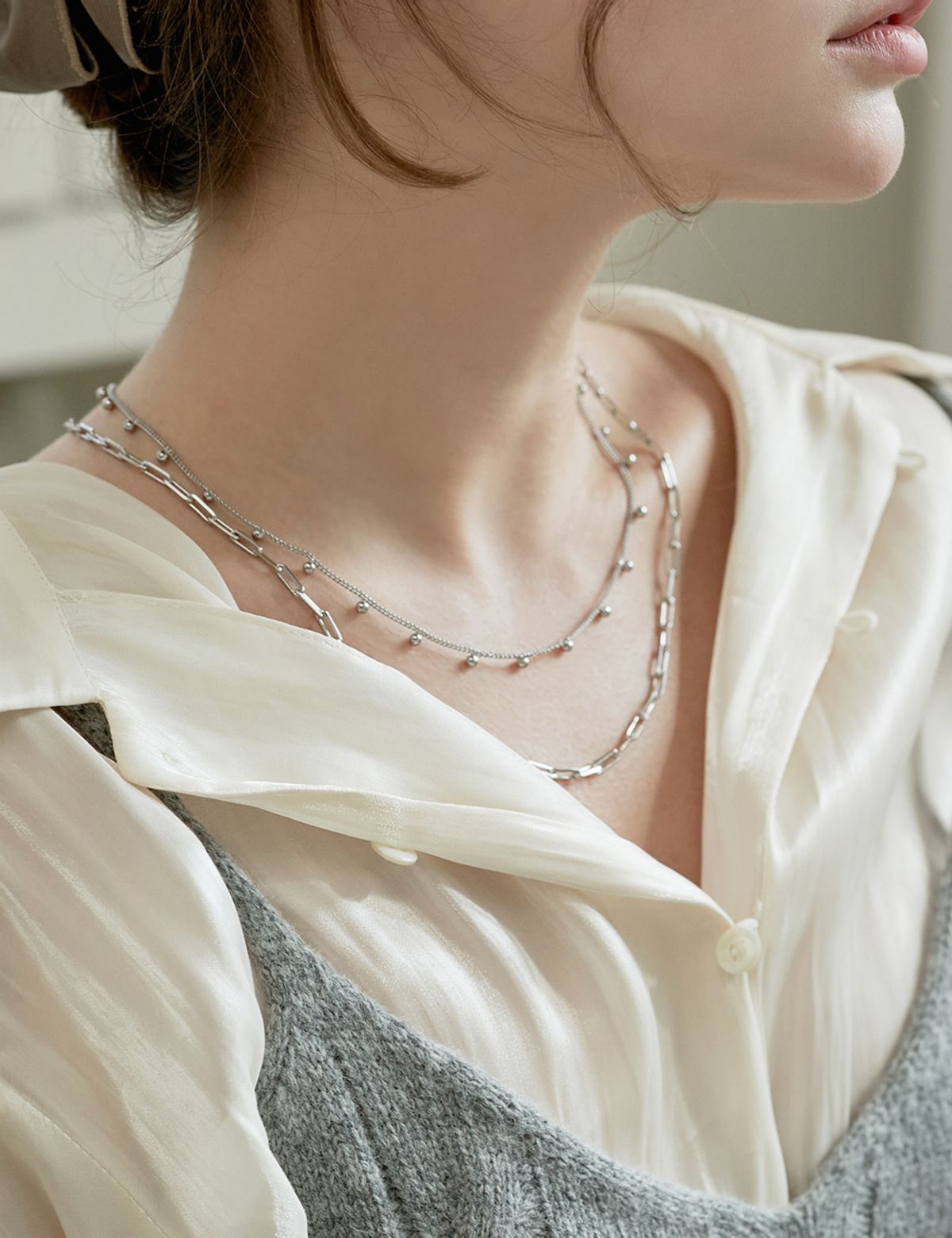 베스티(BESTY) 발레 체인 목걸이 (Ballet Chain Necklace)