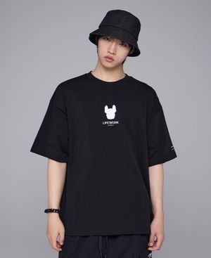 공용) 라독 입체 와펜 반팔 티셔츠