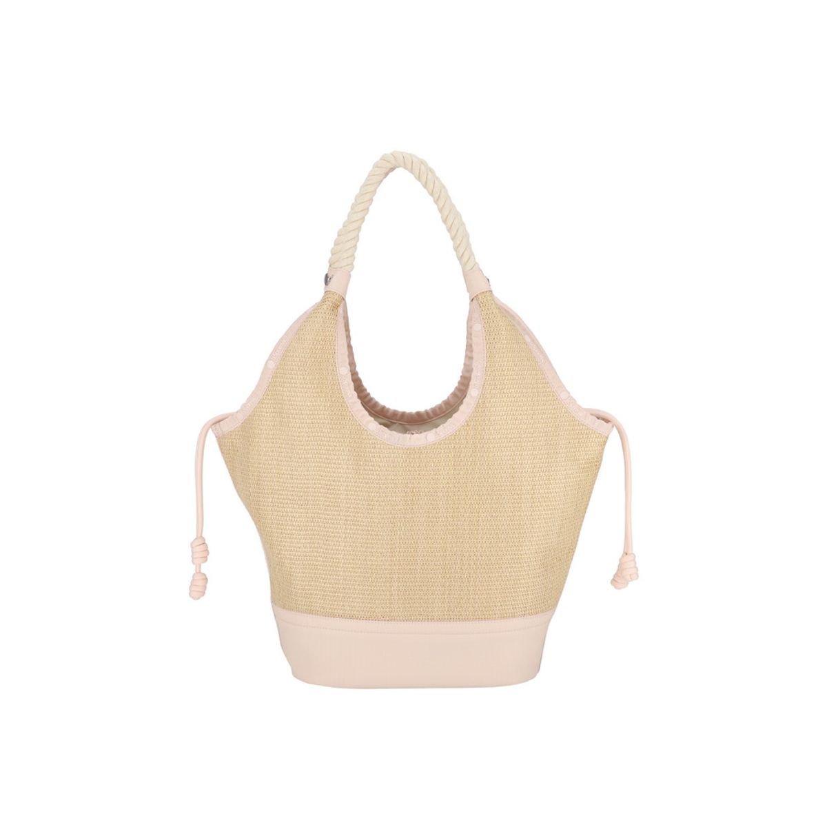 레스포색(LESPORTSAC) 피치 블러쉬 라피아 라지 다이아몬드 토트백 [1027.LB19]
