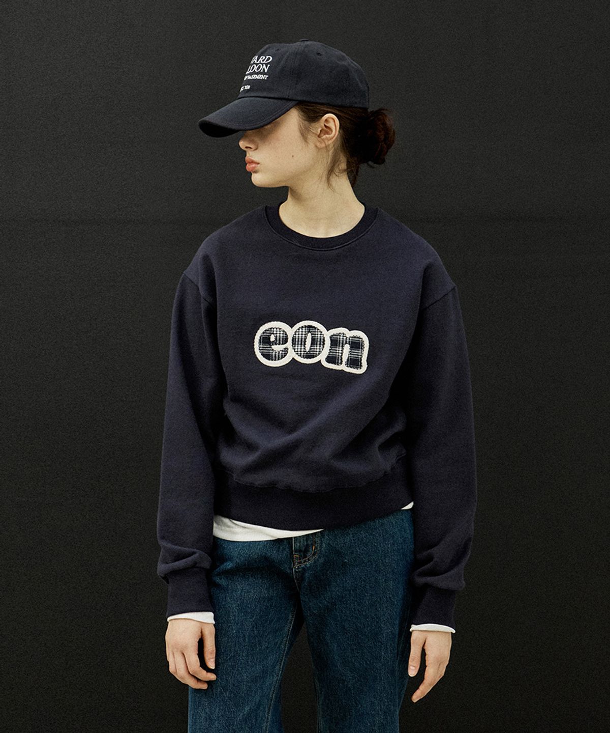 에드워드벌룬(EDWARD BALLOON) EON applique mtm - Navy