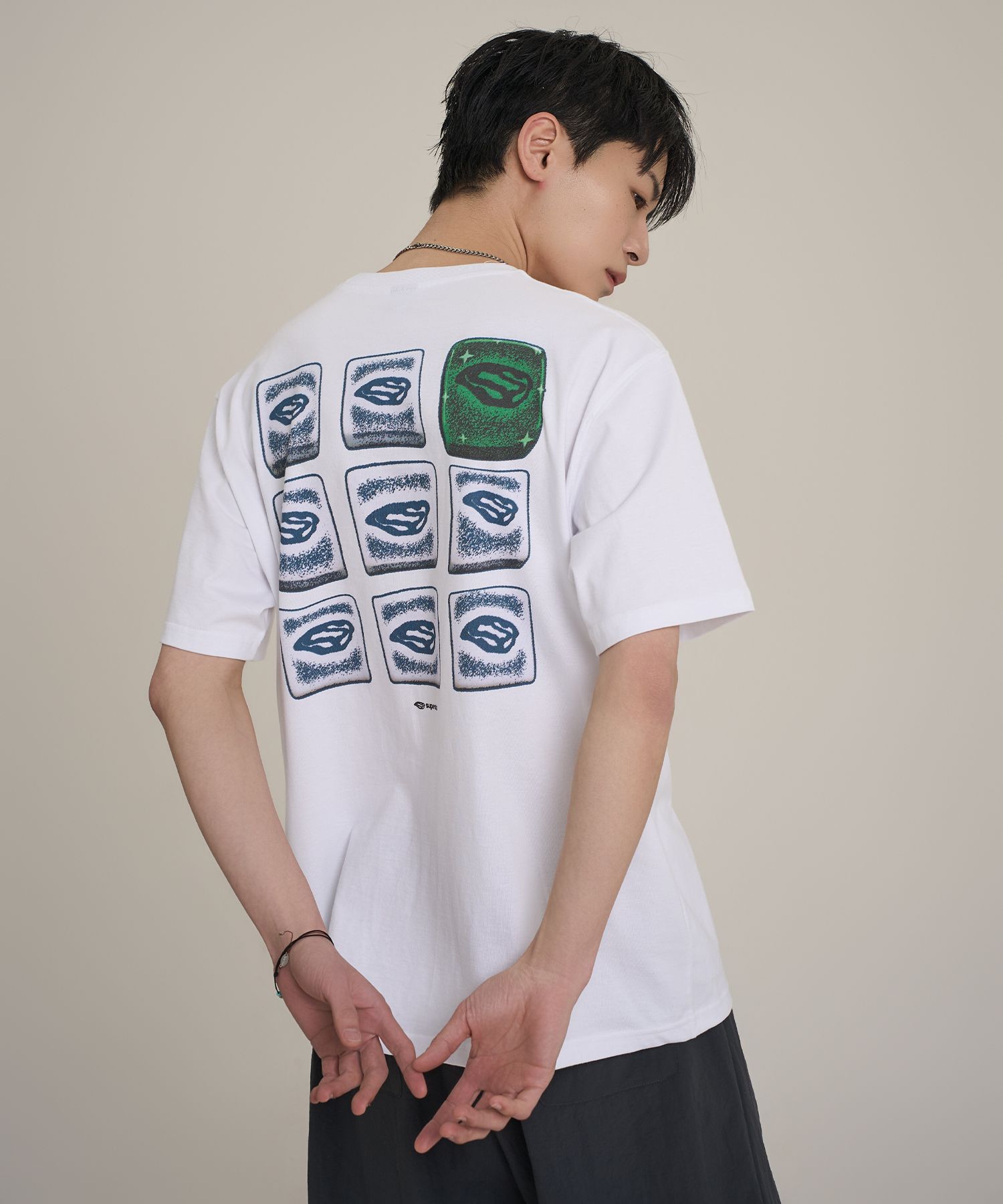 SUPERSUB ♥ Swayver Dice Short Sleeve T-Shirt MUSINSA | SUPERSUB Swayver Dice Short Sleeve T-Shirt - White