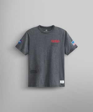 나사 웜 로고 GEN II 티 다크 차콜 헤더