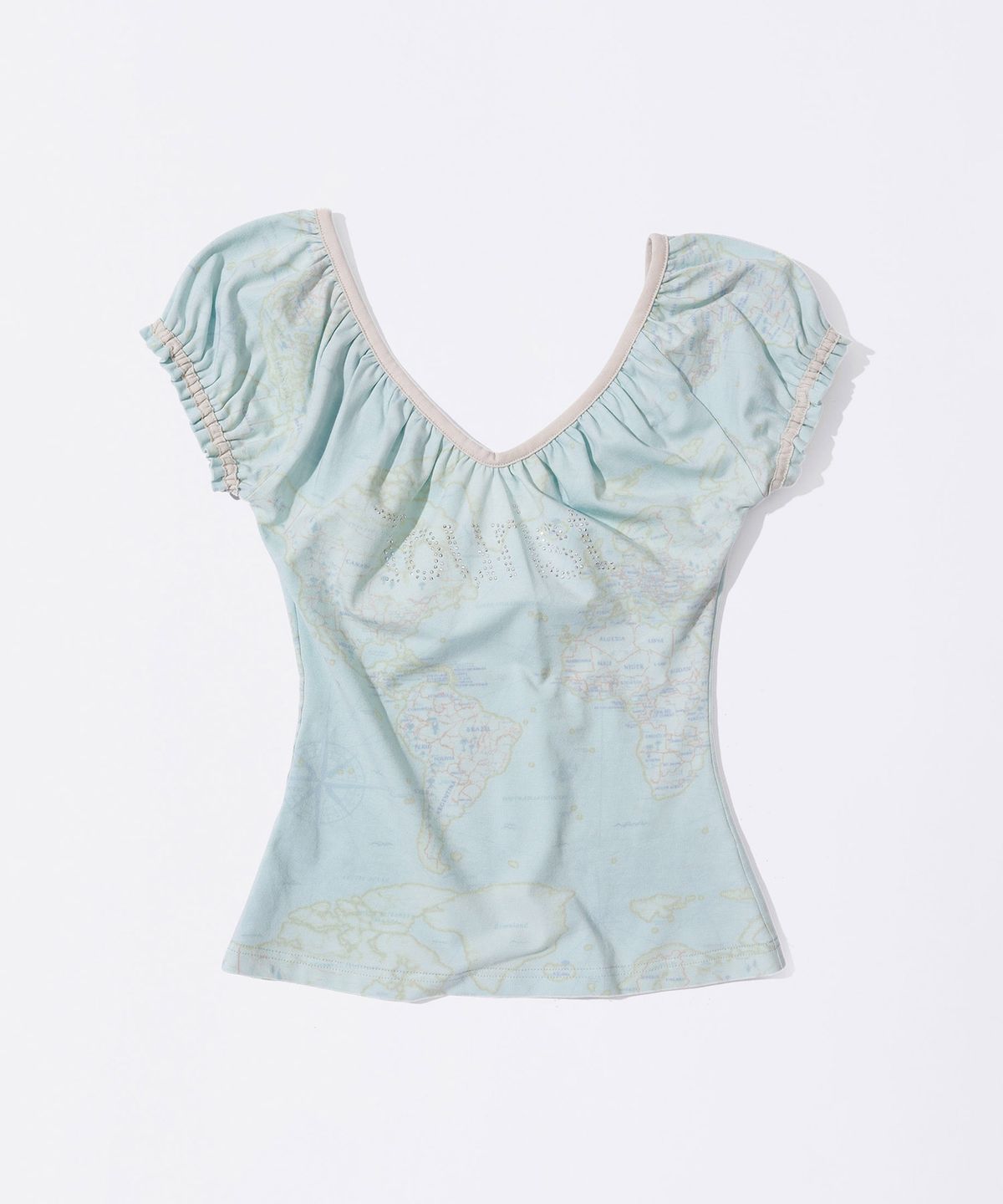 스컬프터(SCULPTOR) Tourist Scoop Back Tee Baby Blue