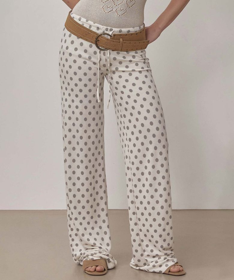 Summer To Go Pants Dotted
