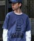 찰리 브라운 피그먼트 티셔츠 (NAVY)