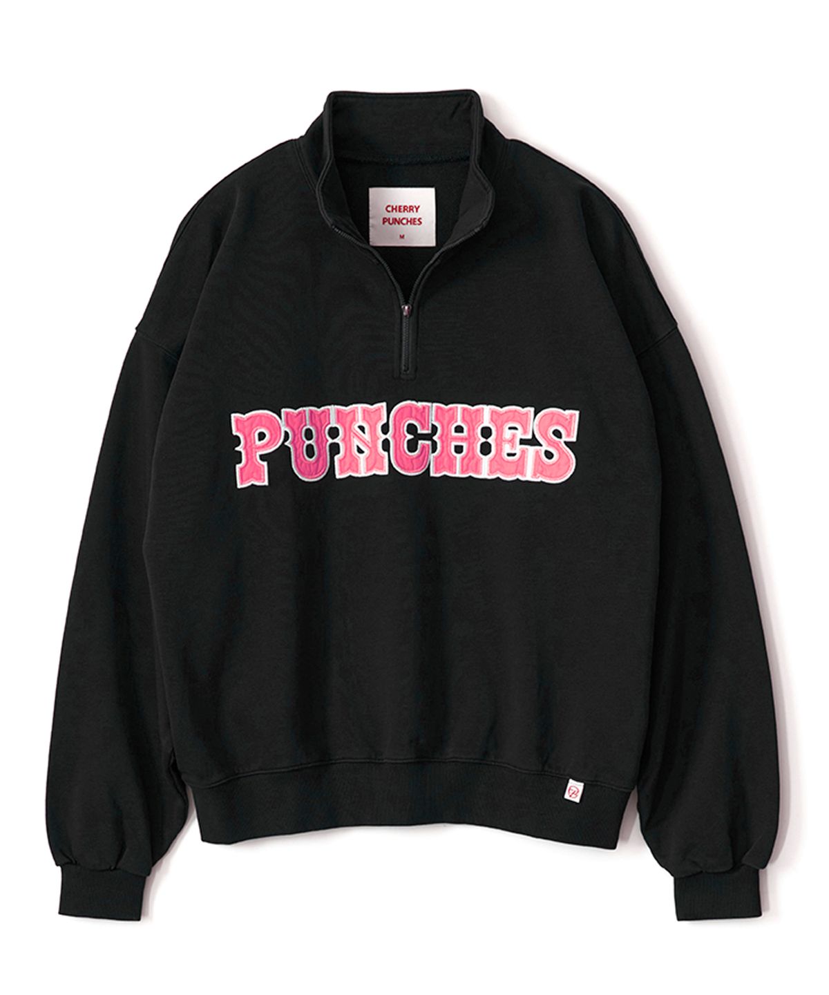 체리 펀치스(CHERRY PUNCHES) 펀치스 하프집업 (블랙)