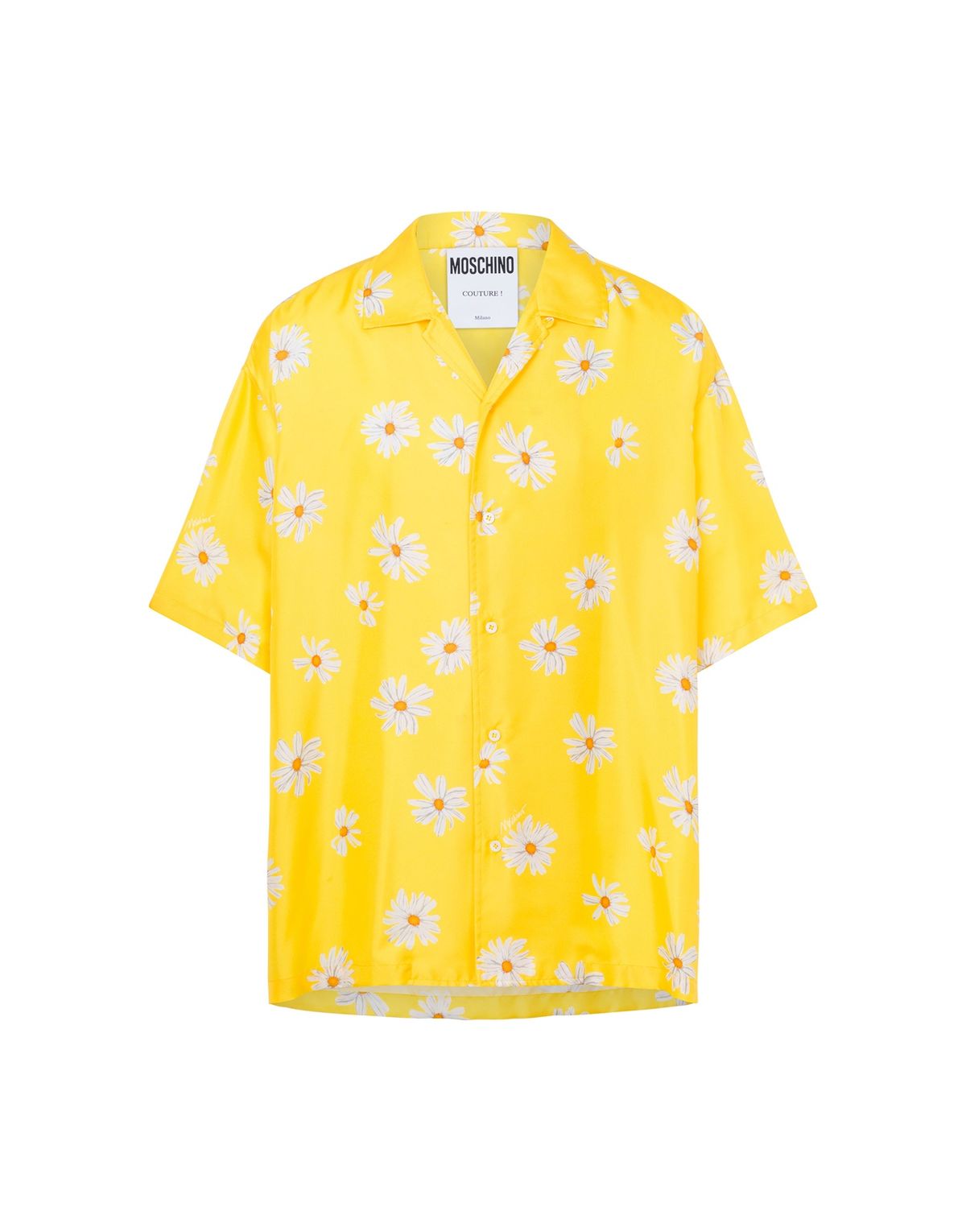 모스키노(MOSCHINO) 사틴 올 오버 데이지 셔츠