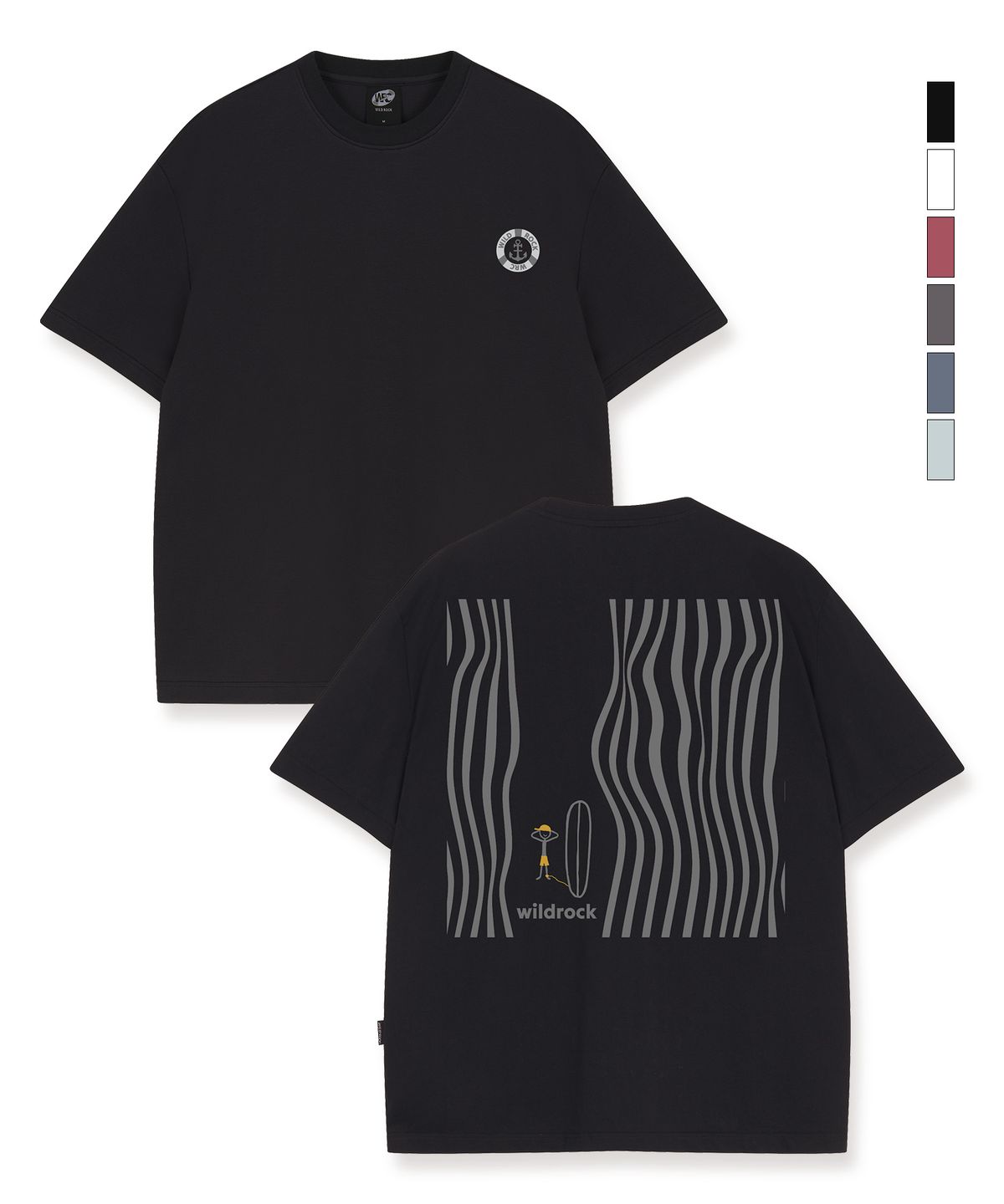 와일드락(WILDROCK) Lazy Day Cool cotton Overfit half T-shirts