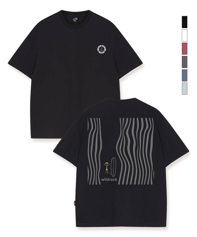 Lazy Day Cool cotton Overfit half T-shirts