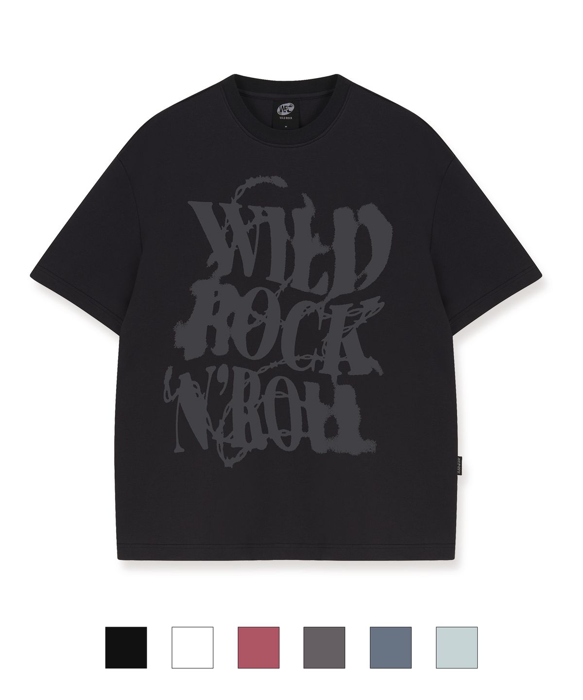 와일드락(WILDROCK) WILD ROCK N ROLL Cool cotton Overfit half T-shirts
