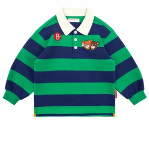 [키즈]허니베어스트라이프럭비티셔츠_BP51TC352