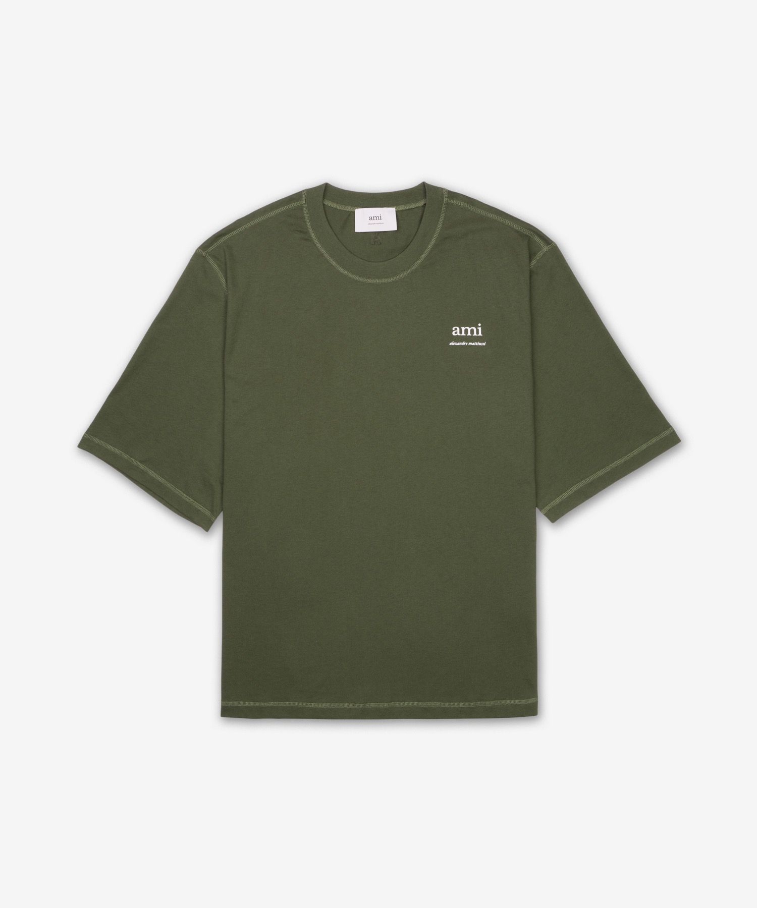 ★AMI PARIS★ Logo Short Sleeve T-Shirt Roden HTS048JE011937 MUSINSA | AMI Logo Short Sleeve T-Shirt - Roden