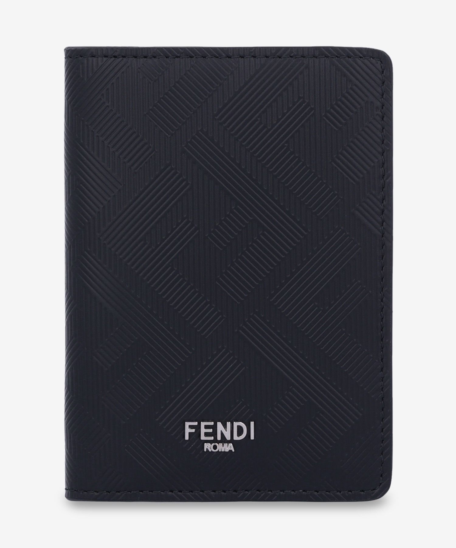 MUSINSA | FENDI Shadow Bifold Card Holder - Black:Red