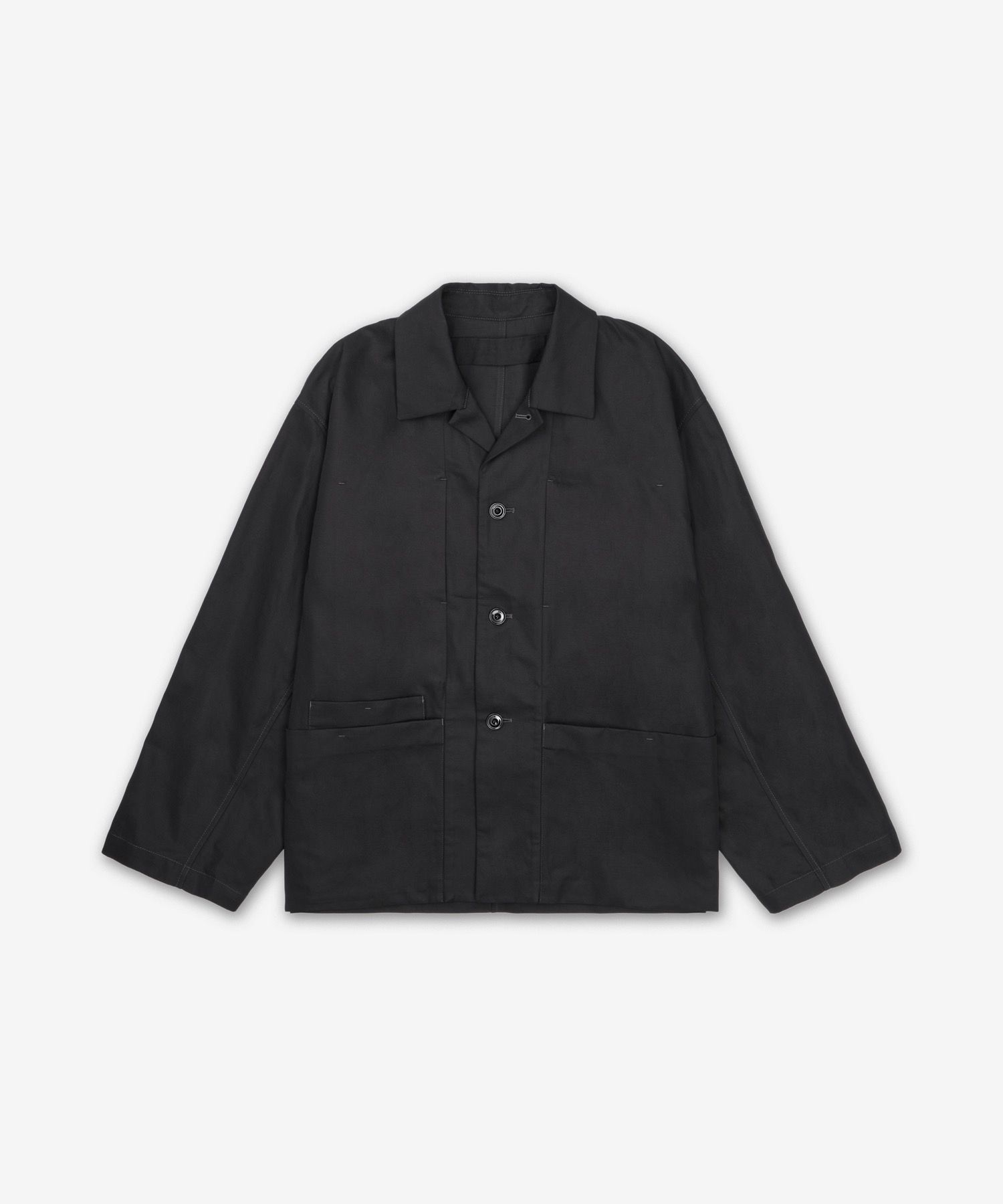 Lemaire | Boxy SB Workwear Jacket - Black | Men | Blue