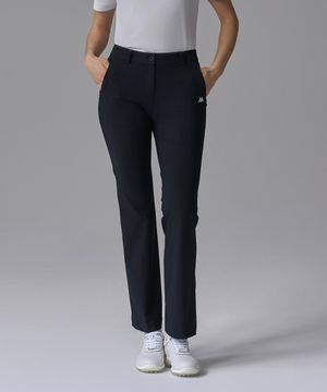 골프 로고 세미부츠컷 팬츠 여성 블랙