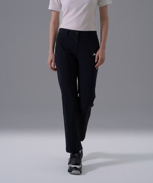 골프 베이직 일자팬츠 여성 블랙