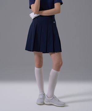 골프 맞주름 플리츠스커트 네이비