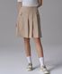 골프 랩스타일 플리츠스커트 베이지