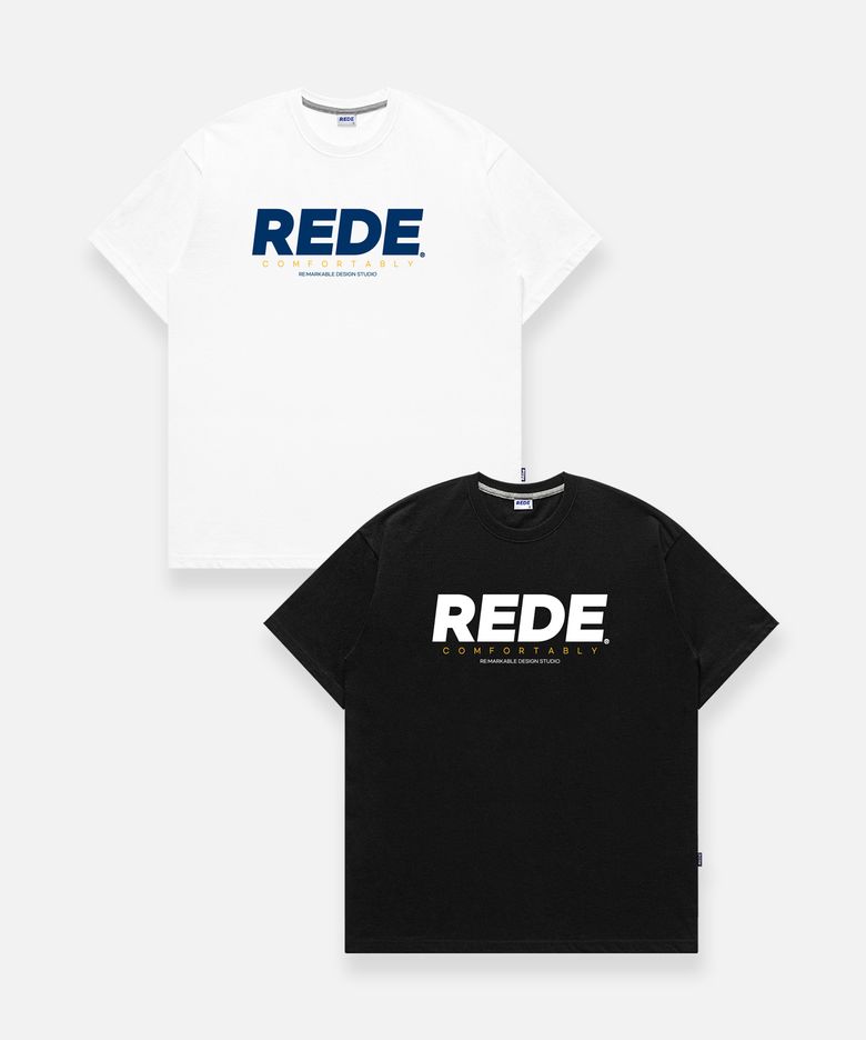 REDE 로고 오버핏 반팔티
