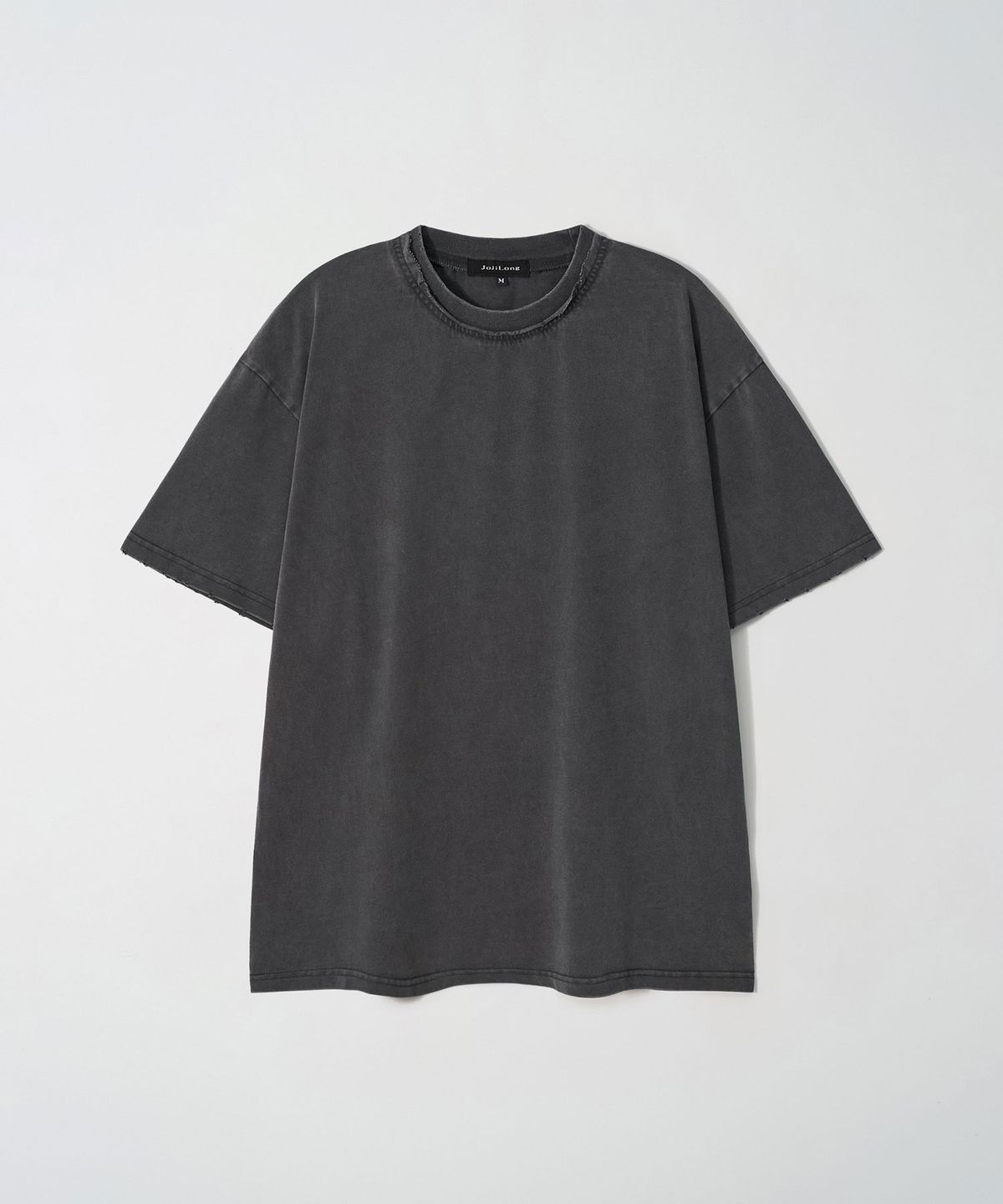 조질롱(JOJILONG) JN103 Distress Old T-Shirt - COOL GREY