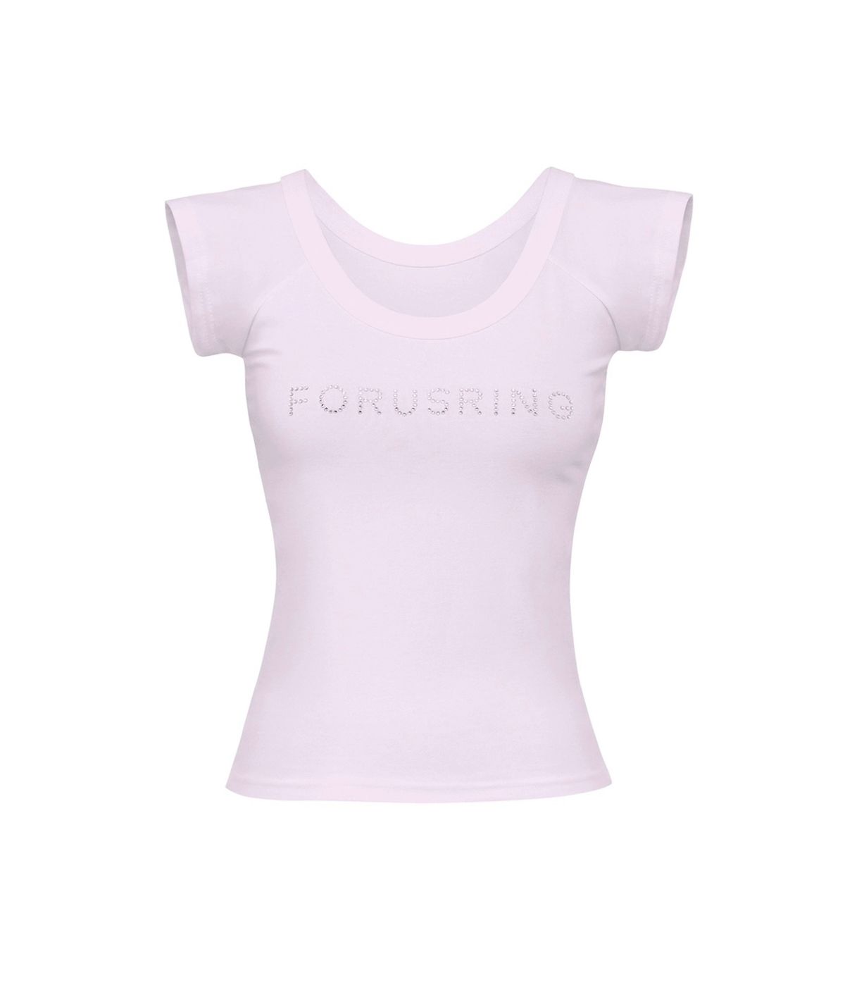 포어링(FORUSRING) B.jewel logo tee (pink)