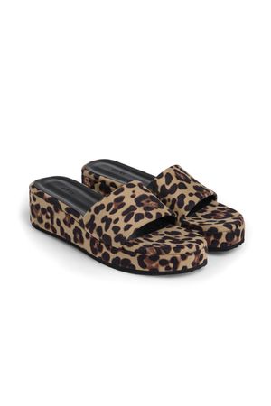 DEINET SLIPPER IN LEOPARD