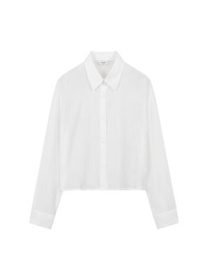 여성) 크링클 크롭 긴팔 셔츠_PHF2WC2082