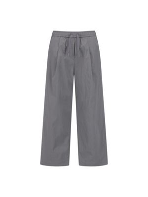 여성) 무브 화섬 와이드 핏 밴딩 팬츠_PHF2PP2749