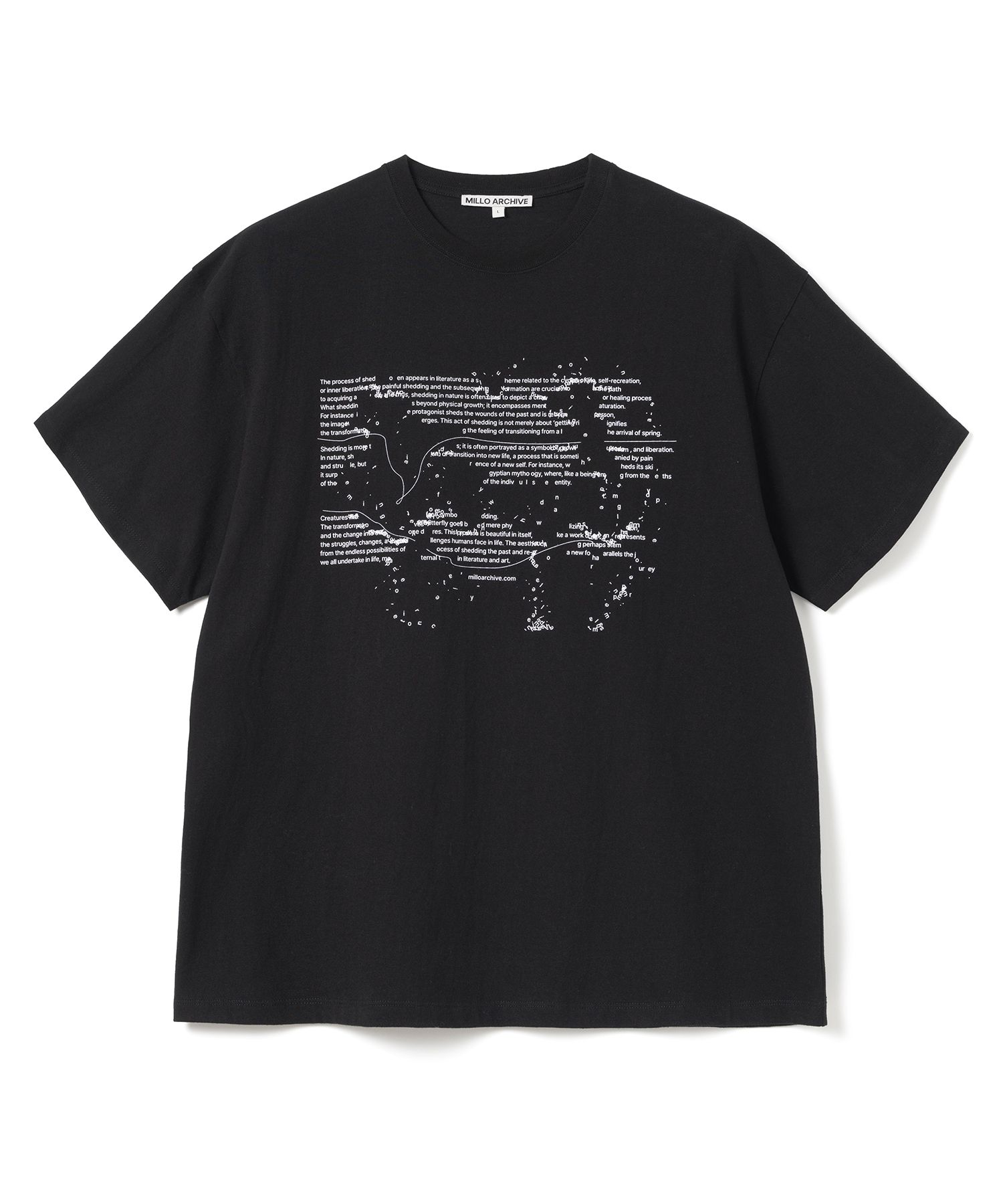 MILLO ARCHIVE ♥ Typography T-shirts/ 追跡付 MUSINSA | MILLO ARCHIVE Scotter Typo T-Shirt [Black]