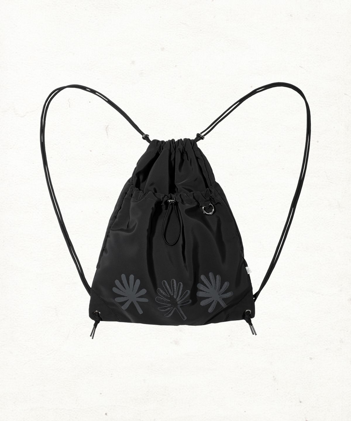 단델(DANDEL) DD layer symbol gym sack string bag (BLACK)