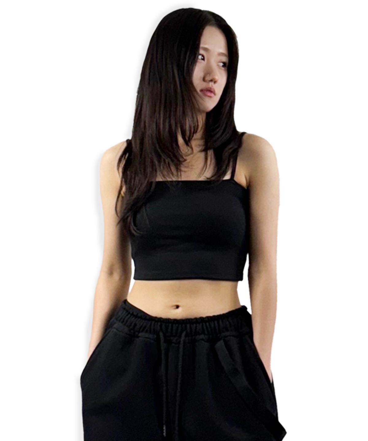 디그노루시르(DIGNOLUCIR) 쿨에버 크롭탑 나시