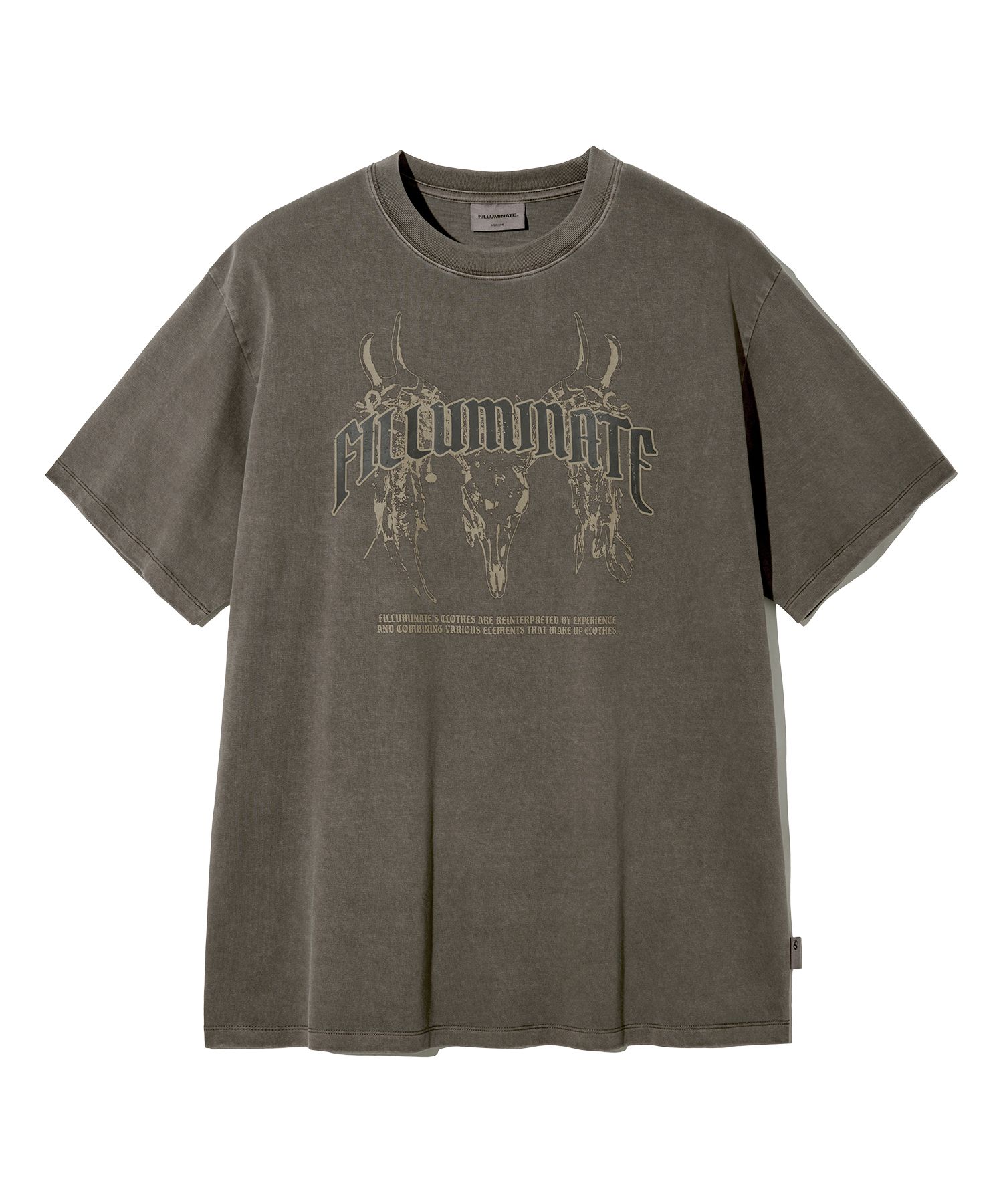 Tシャツ・カットソー [FILLUMINATE] Zodiac graphic T-shirt MUSINSA | FILLUMINATE Zodiac Graphic Tee-Brown