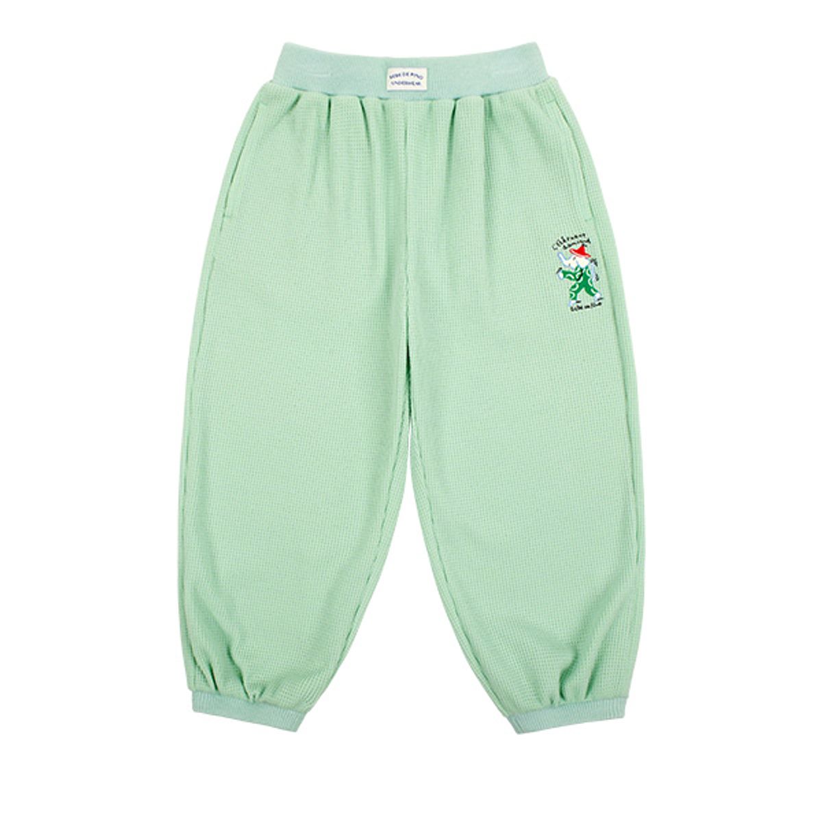 베베드피노 언더웨어(BEBEDEPINO UNDERWEAR) 민트엘리펀트와플저지팬츠_BU51PD303