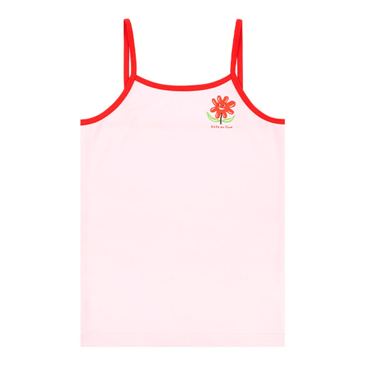 베베드피노 언더웨어(BEBEDEPINO UNDERWEAR) 여아핑크스마일플라워캐미솔_BU41UT409
