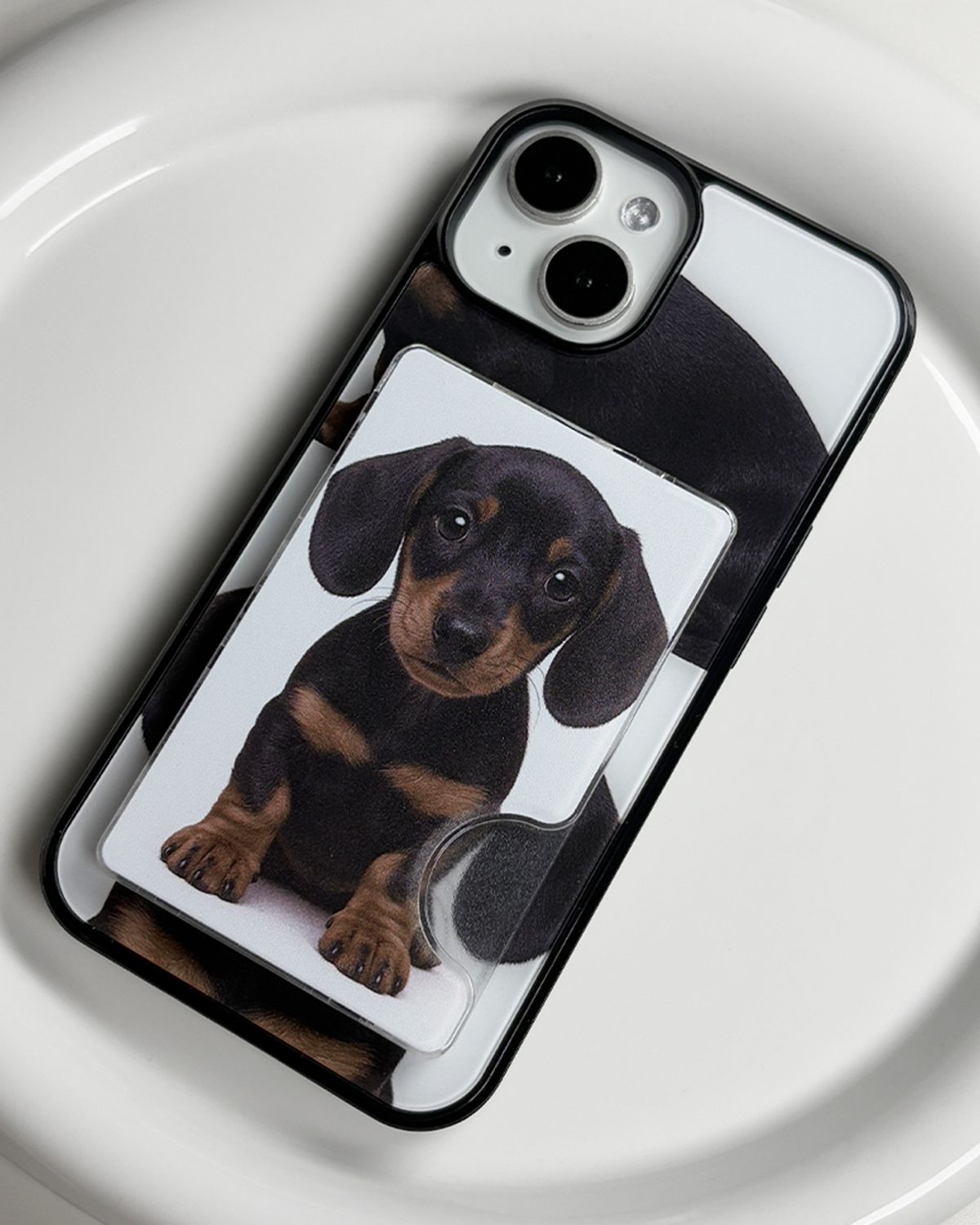 속담(SOKDAM) Dachshund 맥세이프 카드지갑 슬롯