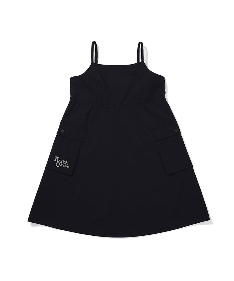 브리즈 라이트 슬리브리스 원피스 키즈 BLACK
