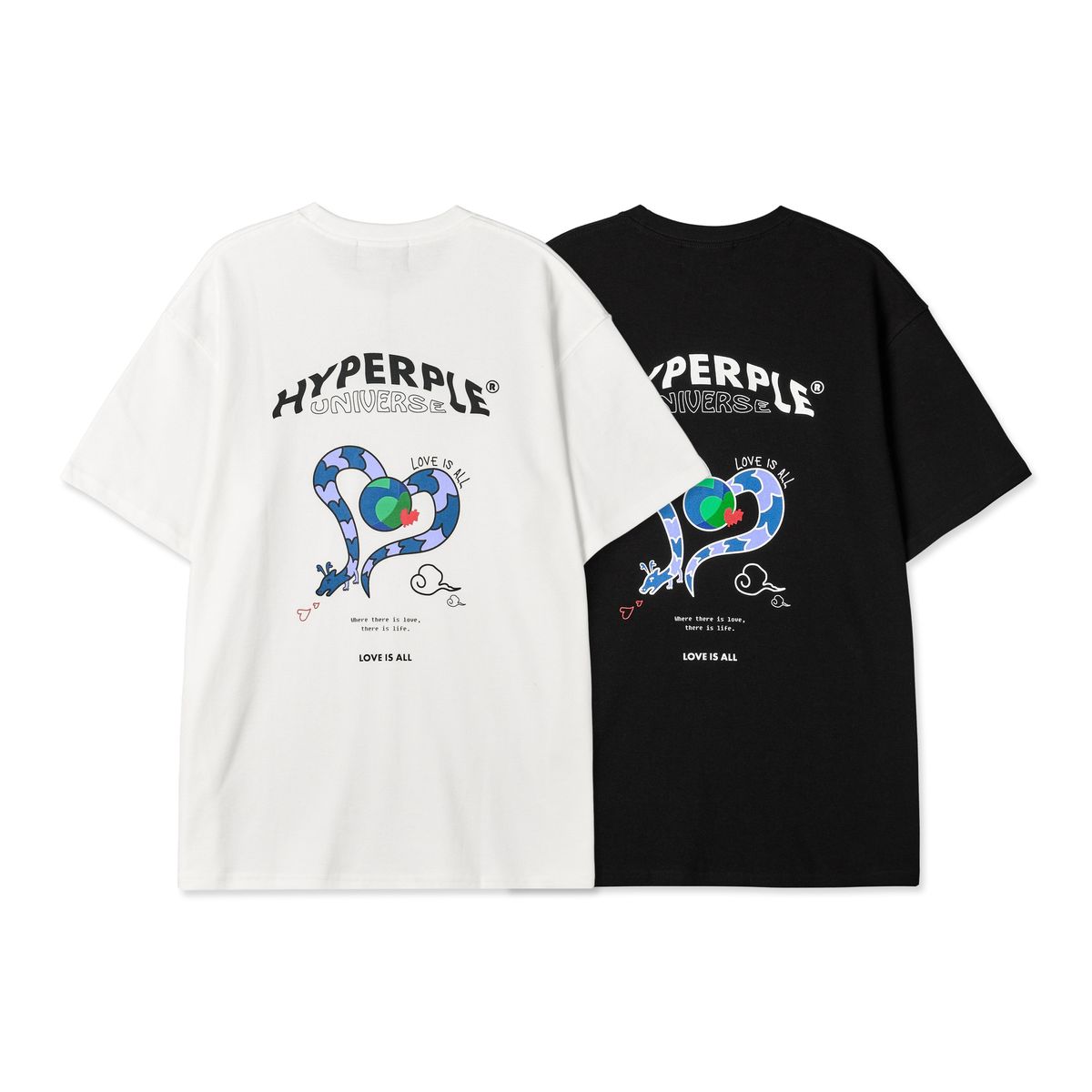 하이퍼플(HYPERPLE) LOVE  IS ALL TEE_Dragon