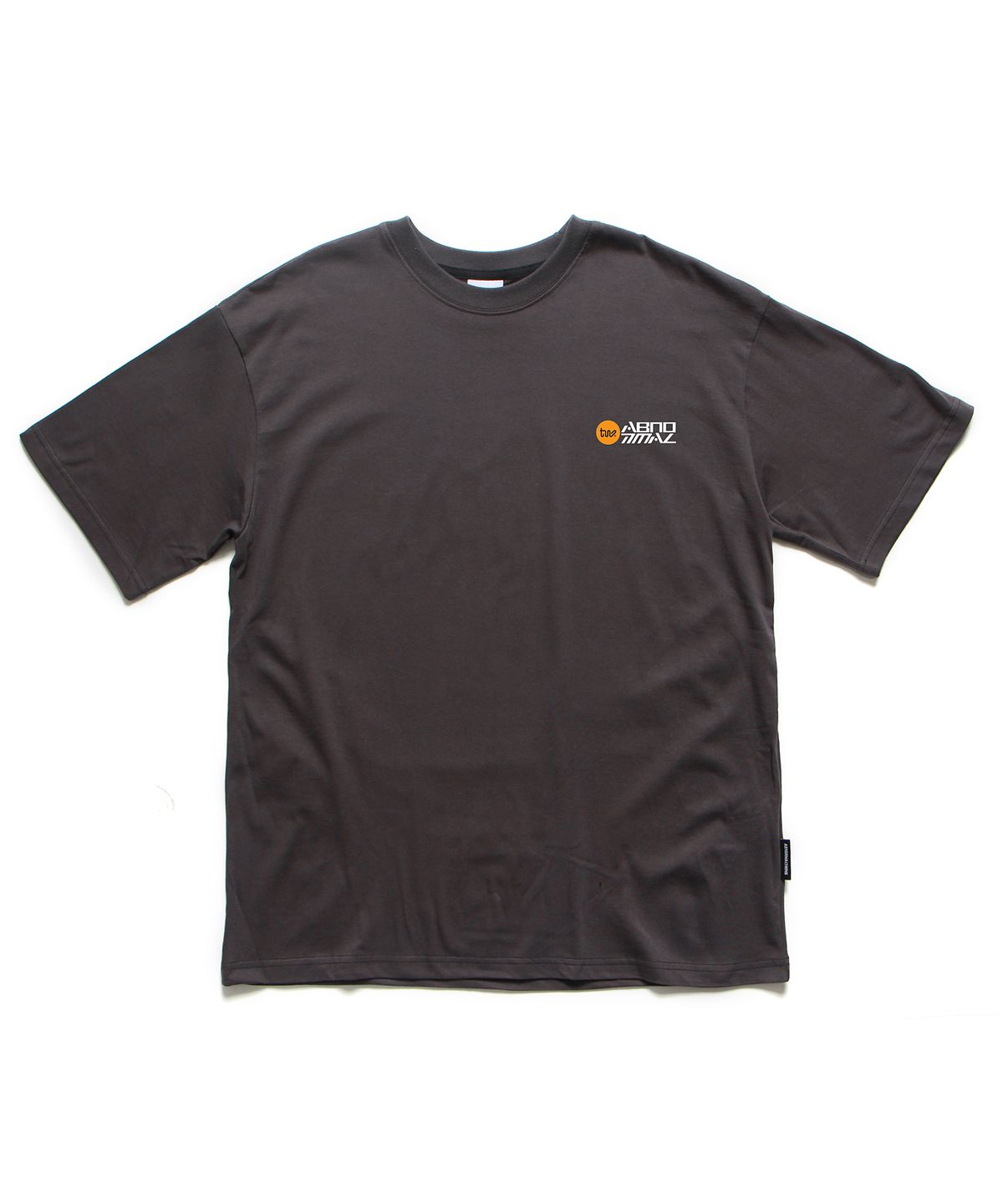 앱놀머씽(ABNORMALTHING) RS 베이직 미니 티셔츠 차콜 (RS BASIC MINI T-SHIRT CHARCOAL)