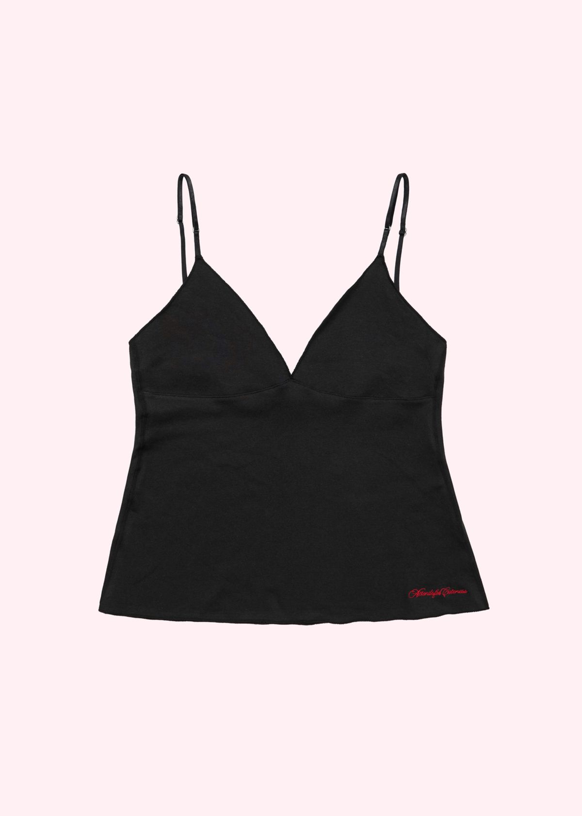 어텐즈(ATTENDS) Soft slip top (Black)