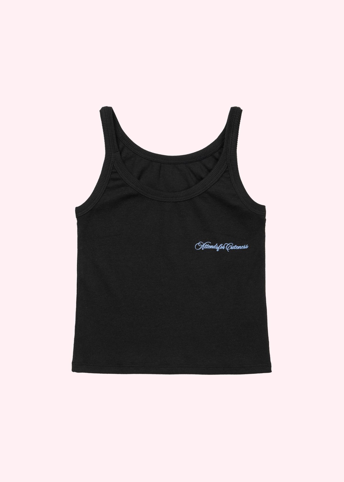 어텐즈(ATTENDS) Attends for cuteness tank top (Black)
