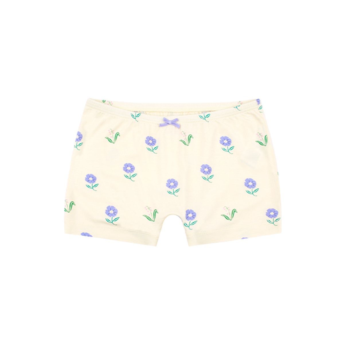베베드피노 언더웨어(BEBEDEPINO UNDERWEAR) 여아블루플라워뱀부사각팬티_BU41UP406